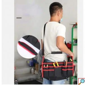 Τσάντα Εργαλείων Ανοιχτού Τύπου Μαύρη