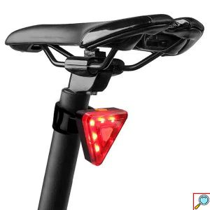 Mini Επαναφορτιζόμενο Προειδοποιητικό Τρίγωνο USB 6 SMD για Ποδήλατα Με 5 Λειτουργίες SOS