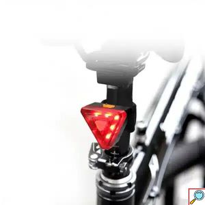 Mini Επαναφορτιζόμενο Προειδοποιητικό Τρίγωνο USB 6 SMD για Ποδήλατα Με 5 Λειτουργίες SOS