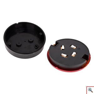 Στρογγυλό Πίσω Φανάρι Φορτηγού με 20Led DC 24V Universal Αδιάβροχο IP66 Κόκκινο/Πορτοκαλί