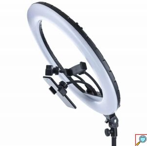 Επαγγελματικό Φωτιστικό Ring Light 34εκ. με Βάσεις για Κινητό και Χειριστήριο
