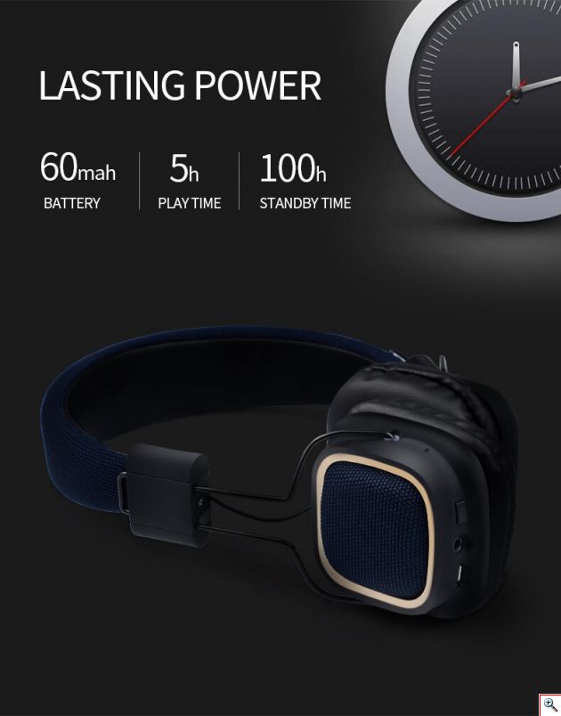 Ασύρματα On-Ear Ακουστικά Bluetooth με Aux & Μικρόφωνο - Wireless Headset