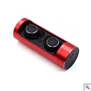 Μίνι Ασύρματα Bluetooth Ακουστικά με Θήκη Φόρτισης 360ᵒ - Handsfree Wireless Stereo Earphones 