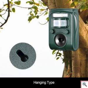 Αδιάβροχο Ηλιακό Απωθητικό 5 Προγραμμάτων Τρωκτικών, Σκύλων, Αλεπούδων, Πουλιών με Αισθητήρα Κίνησης, Φλας Φωτισμό Απώθησης, Ρυθμιζόμενα Προγράμματα & Ευαισθησία - Εντομοαπωθητικό Εξωτερικού Χώρου Κήπου