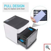 Φορητό Κλιματιστικό USB 2x Air Cooler Ultra - Ανεμιστήρας Air Condition Υδρονέφωσης & Υγραντήρας με Τεχνολογία Εξάτμισης & LED Φωτισμό