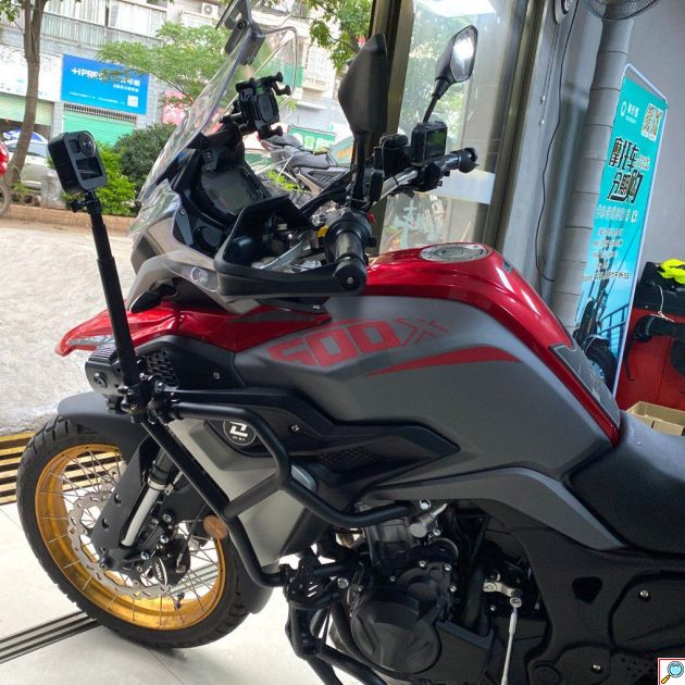 Πτυσσόμενο Κοντάρι - Βραχίονας 110cm Επέκτασης Μοτοσυκλέτας / Μηχανής για Κάμερες, GoPro, Κάμερα Selfie Insta 360 - Βιντεογράφιση Διαδρομής