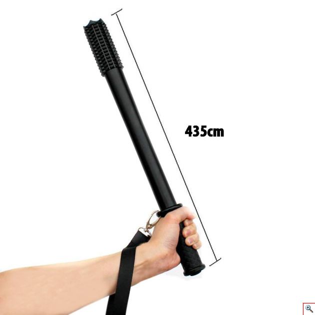 Επαναφορτιζόμενος Φακός LED Πτυσσόμενο Γκλοπ Μεταλλικός 43 cm για Ασφάλεια και Φύλαξη - Security Camping light Torch