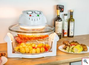 Φουρνάκι Ρομπότ 12lt Λευκό με Λάμπα Αλογόνου Hoomei® HM-5930