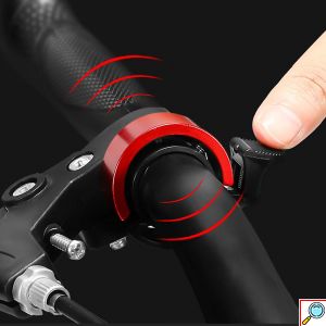 Μινιμάλ Δαχτυλίδι - Κουδούνι Ποδηλάτου Μαύρο