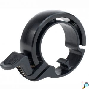 Μινιμάλ Δαχτυλίδι - Κουδούνι Ποδηλάτου Μαύρο