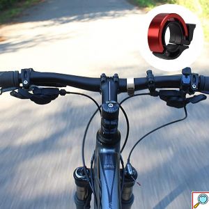 Μινιμάλ Δαχτυλίδι - Κουδούνι Ποδηλάτου Μαύρο