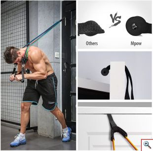 Σετ Λάστιχα Γυμναστικής - Αντίστασης Δύναμης 5 Επιπέδων - Power Resistance Bands 