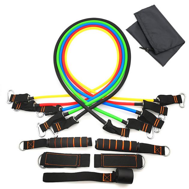 Σετ Λάστιχα Γυμναστικής - Αντίστασης Δύναμης 5 Επιπέδων - Power Resistance Bands 