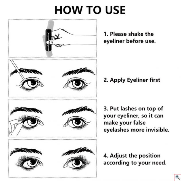 Μαγνητικό Eyeliner για Μαγνητικές Βλεφαρίδες - Glamza Magnetic Eyeliner