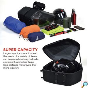 Σετ Carbon Σκληρές Πλαϊνές Βαλίτσες Σαμάρια Motocentric 60L (2x 30L) Μηχανής - Μοτοσυκλέτας με Αντικλεπτικές TSA Κλειδαριές, Αδιάβροχο Κάλυμμα - Τσάντες Saddle Bags