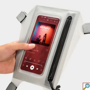 Αδιάβροχη Τσάντα - Σάκος Ρεζερβουάρ 10L με Διάφανη Θήκη Κινητού Αφής για Πλοήγηση, Πλαϊνές Τσέπες & Ανακλαστικές Ταινίες για Μηχανή - Μοτοσικλέτα Motowolf Μαύρο