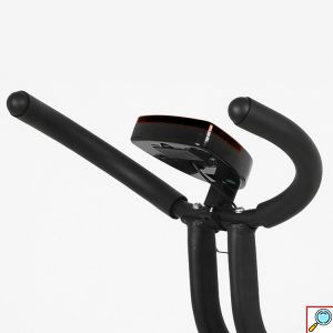 SimplyBike Έξυπνο Αναδιπλούμενο Στατικό Ποδήλατο Γυμναστικής Μηχανικό Λειτουργεί Χωρίς Ρεύμα με Κάθισμα, Ρυθμιζόμενη Αντίσταση & Οθόνη LCD Ενδείξεων