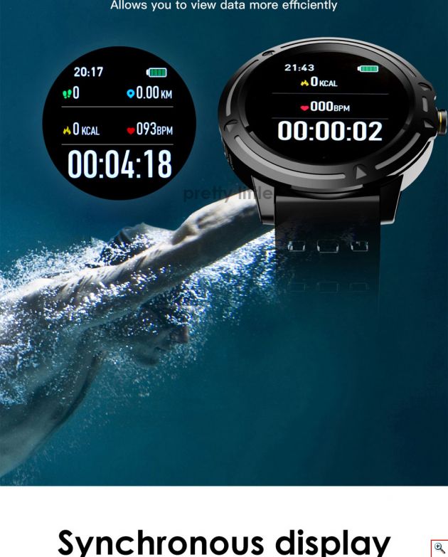 Αδιάβροχο Smartwatch Αθλητικό Ρολόι Activity Tracker με Μετρητή Παλμών, Βημάτων, Πίεσης, Οξυγόνου, Ύπνου & Αθλητικές Δραστηριότητες
