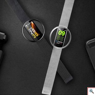 Αδιάβροχο Bluetooth Ρολόι Smart Watch με Ειδοποίηση Εφαρμογών, Θερμιδομετρητή, Μετρητή Πίεσης, Παλμών & Ποιότητας Ύπνου - Μαύρο