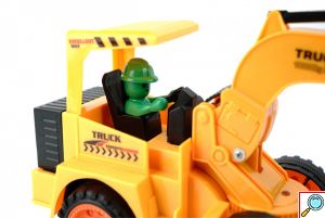 Τηλεκατευθυνόμενο Παιχνίδι Εκσκαφέας / Μπουλντόζα - Ενσύρματο Τηλεχειριστήριο 30x14cm