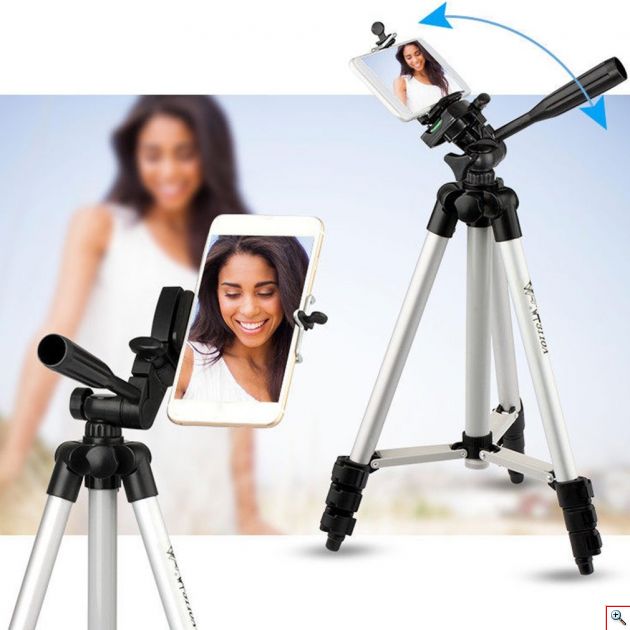 Επαγγελματικό Φωτογραφικό Τρίποδο & Ασύρματο Τηλεχειριστήριο - Professional Photographic Tripod & Bluetooth Remote Shutter