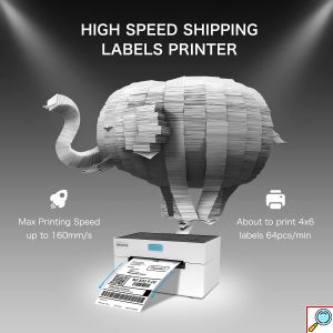 Ασύρματος Θερμικός Εκτυπωτής 104mm 203DPI με USB/LAN/Bluetooth Andowl Λευκό