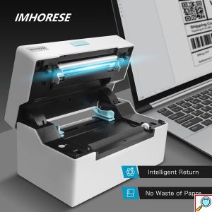 Ασύρματος Θερμικός Εκτυπωτής 104mm 203DPI με USB/LAN/Bluetooth Andowl Λευκό