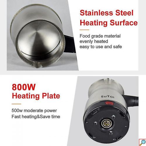 Ηλεκτρικό Μπρίκι Sutai 800W με Χωρητικότητα 800ml για Ελληνικό Καφέ