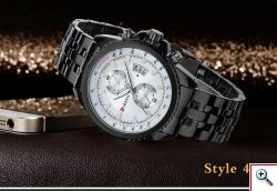 Ανδρικό Ρολόι Quartz CURREN M8082 Black & White