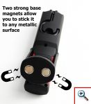 Φακός Εργασίας COB LED 3W - 360o με Μαγνήτη και Γάντζο Στήριξης