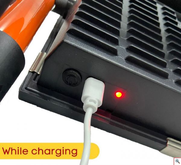 Ισχυρός Επαναφορτιζόμενος Φορητός Προβολέας COB LED Ισχύος 100Watt - 8505