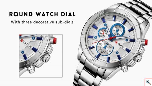 Ανδρικό Ρολόι CURREN 8275 - Business Sports Watch