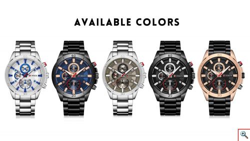 Ανδρικό Ρολόι CURREN 8275 - Business Sports Watch