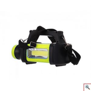 Μπλέ Διπλος Φακός Led και Φανάρι Camping 200 Lumens HX-8802A 