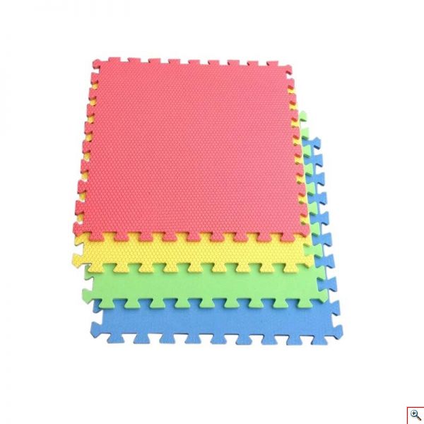 Αφρώδες Δάπεδο Προστασίας με 4 Χρώματα - Σετ 4 τεμαχίων 60x60x1 εκ