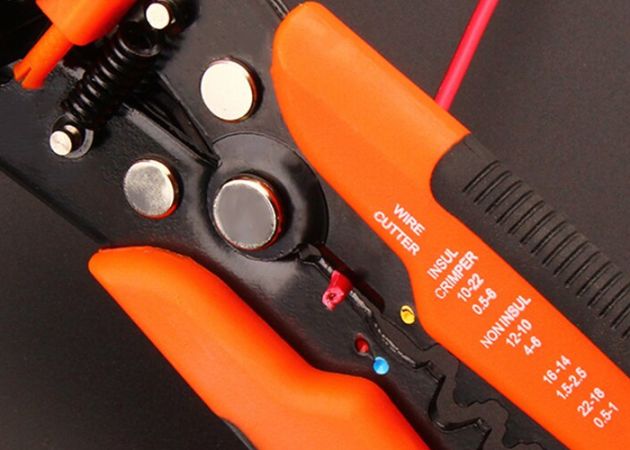 Απογυμνωτής Καλωδίων 0.05 - 8mm Και Πρέσσα Ακροδεκτών Finder
