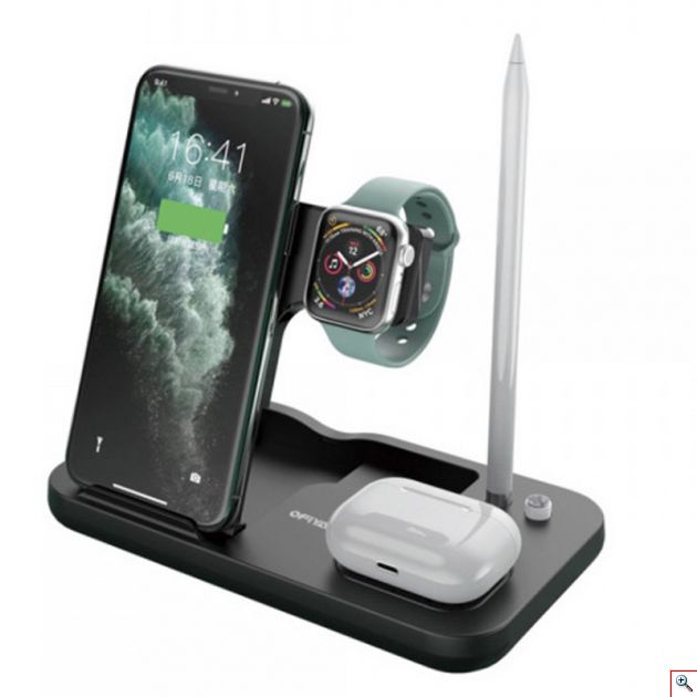 Σταθμός - Βάση Ασύρματης Φόρτισης Πολλαπλών Συσκευών Apple 4 σε 1 - Wireless Charger