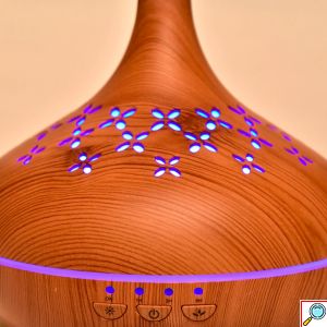Υγραντήρας Υπερήχων & Συσκευή Αρωματοθεραπείας USB με LED Φωτισμό 400mL Andowl 