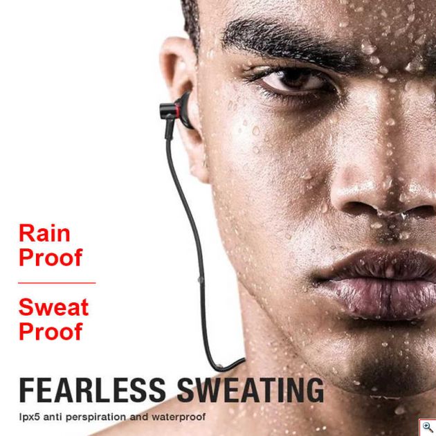 Αδιάβροχα Ασύρματα Αθλητικά Ακουστικά Jellico - Bluetooth Sport Earphone