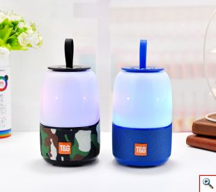 Φορητό Ασύρματο Ηχείο Bluetooth με LED Φωτισμό & FM Ραδιόφωνο - Portable Wireless Speaker