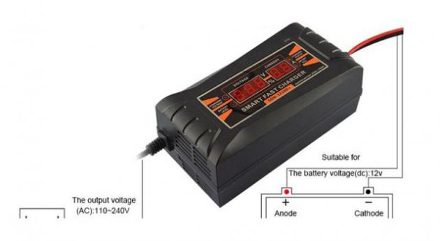 Αυτόματος Ταχυ-φορτιστής Μπαταριών Φωτοβολταικών Μολύβδου & Gel 12V 6A SUOER SON-1206D