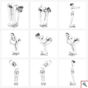 Βάση Διατάσεων Ποδιών - Stepper Εκγύμνασης Streching για Γάμπες - Slant Board Calf Stretcher 