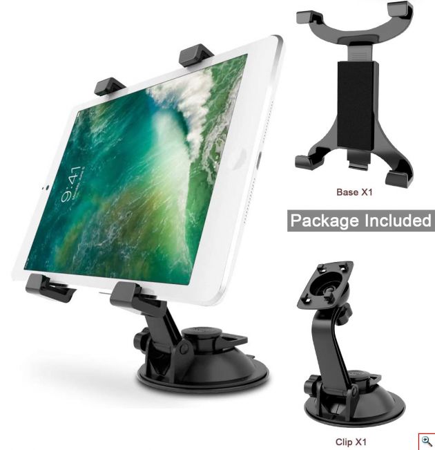 Βάση Στήριξης για Tablet PC & GPS για το Αυτοκίνητο ή το Γραφείο σας - Universal Holder for Tablets PCs