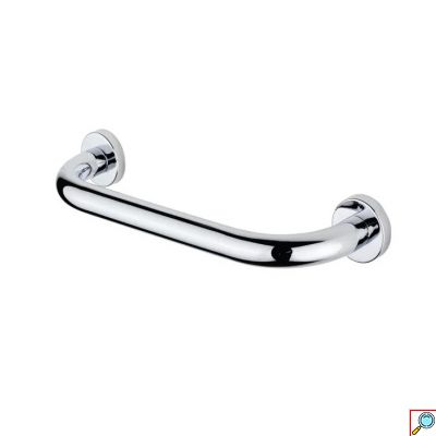 Μεγάλη Βοηθητική Λαβή Στήριξης ΑΜΕΑ 50cm Inox Τοίχου, Μπάνιου - Μπάρα Στήριξη για AMEA Ασημί Ανοξείδωτη - Bathtub Arm PWD