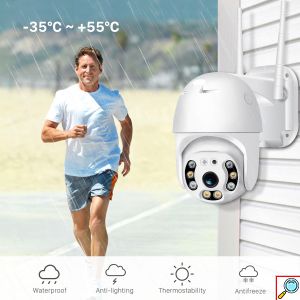 IP WiFi Ρομποτική Κάμερα Εξωτερικού Χώρου 360° HD 128GB με CLOUD Αποθήκευση, Αισθητήρα & Ανίχνευση Κίνησης - LED / Νυχτερινή Λήψη, Μικρόφωνο / Ηχείο & Συναγερμός