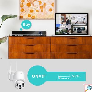 IP WiFi Ρομποτική Κάμερα Εξωτερικού Χώρου 360° HD 128GB με CLOUD Αποθήκευση, Αισθητήρα & Ανίχνευση Κίνησης - LED / Νυχτερινή Λήψη, Μικρόφωνο / Ηχείο & Συναγερμός