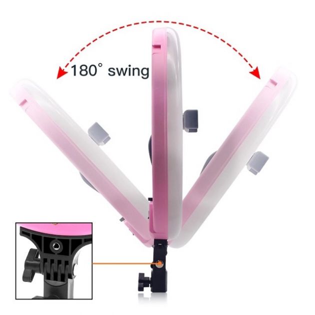 Επαγγελματικό Τηλεχειριζόμενο Φωτογραφικό Φωτιστικό Δαχτυλίδι 32cm Ring Lamp LED Light με 11 Χρώματα Φωτισμού, 11 Dimmer, Μεγάλο Τρίποδο & Βάση για Κάμερα ή Κινητό