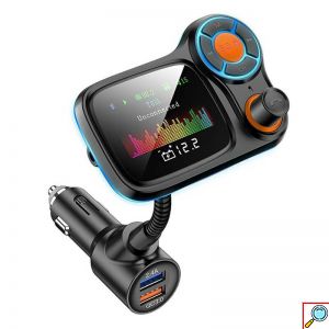 Bluetooth FM Transmitter Αναμεταδοτής Κινητού στα Ηχεία Αυτοκινήτου & Φορτιστής με 2 USB