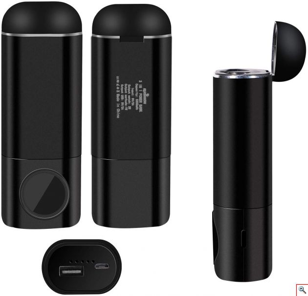 Φορητός Φορτιστής για iPhone, Airpods & AppleWatch 3 σε 1 - Wireless Power Bank