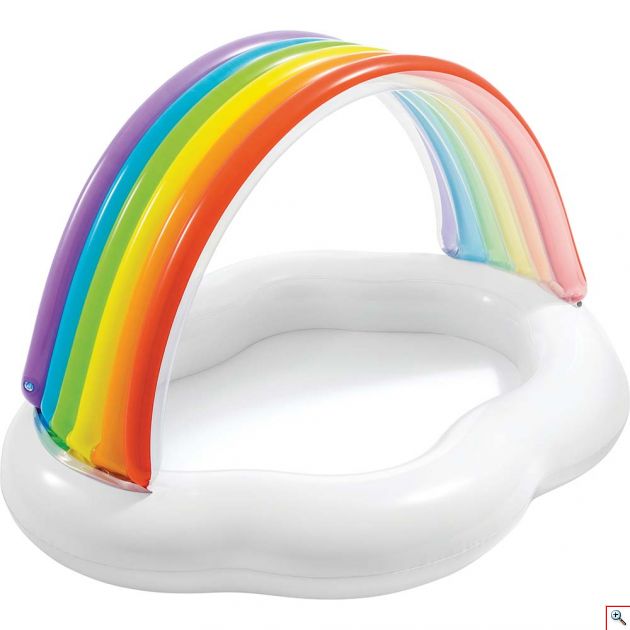 Φουσκωτή Παιδική Πισίνα Ουράνιο Τόξο - Rainbow Cloud Baby Pool